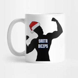 Santa biceps true workout Mug